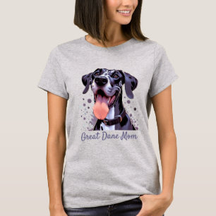 Watercolor Great Dane  Fun Dog Pet Animal T-Shirt