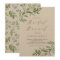 Watercolor Greenery and Flowers Bridal Brunch