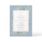 Watercolor Greenery Dusty Blue Boy Baptism 