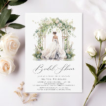 Watercolor Greenery Floral Bridal Shower