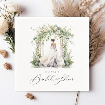 Watercolor Greenery Floral Bridal Shower