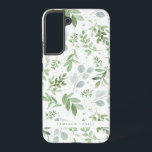 Watercolor Greenery Foliage Pattern Personalized Samsung Galaxy Case<br><div class="desc">Customizable Samsung Galaxy Case featuring watercolor pattern of eucalyptus leaves and other foliage. Personalize by adding your own name or adding a short prhase. This greenery Samsung Galaxy Case is perfect as a personalized gift.</div>