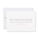 Watercolor Greenery Pink Floral Dress Thank You