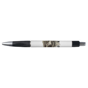 Watercolor Grizzly Bear Wildlife Nature Art Pen