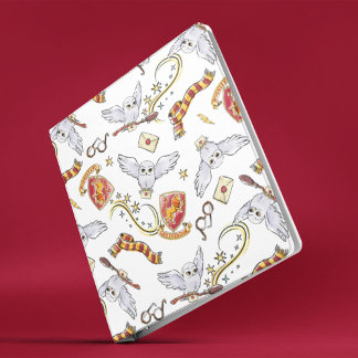 Watercolor GRYFFINDOR™ Hedwig Pattern Binder