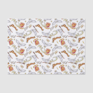 Watercolor GRYFFINDOR™ Hedwig Pattern Tissue Paper