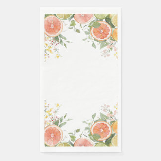 Watercolor Guest Bathroom Disposable Hand Towel Napkin