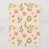 Watercolor Hand-Drawn Colorful Botanical Seamless