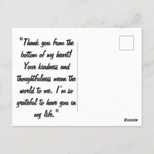 Watercolor Hand Drawn Out lines Heart Sketch Postcard