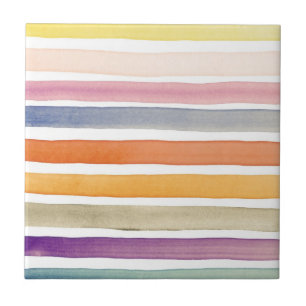 Watercolor hand painted brush strokes, banners. tile