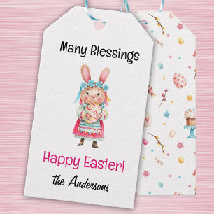 Watercolor Happy Easter Blessings (10) Gift Tags