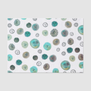 Watercolor Happy Suns Pattern Gift Tissue Paper