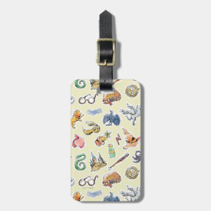 Watercolor Harry Potter Icons Luggage Tag