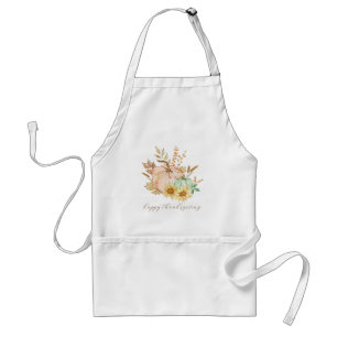 Watercolor Harvest Customizable Thanksgiving Standard Apron