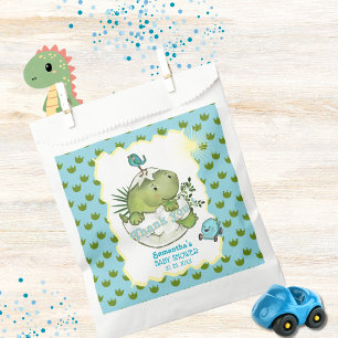 Watercolor Hatching Dino  Baby Shower Goodie Bag