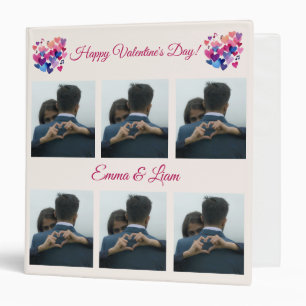 Watercolor Heart Melody Design Binder