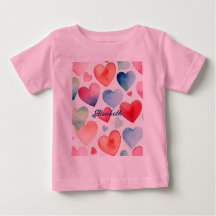 Watercolor hearts