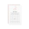 Watercolor Hearts Girl Baby Bingo Baby Shower Game