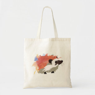Watercolor Hedgehog Tote Bag