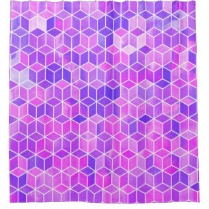 Watercolor hexagon illustration pattern