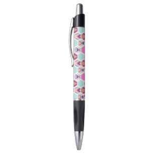 Watercolor Hexagon Pattern Pen
