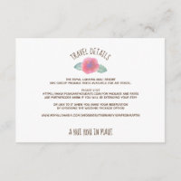 Watercolor Hibiscus Maui Wedding