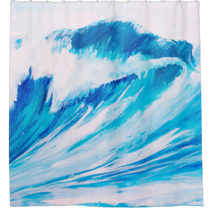 watercolor high ocean waves of blumarine colour