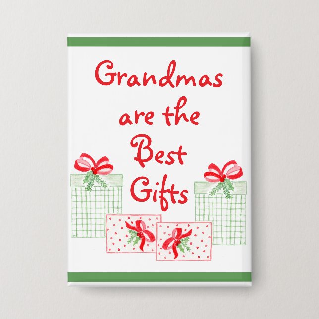 Watercolor Holiday PERSONALIZE Grandma (Front)