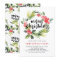 Watercolor Holly Wreath Merry Holiday Party