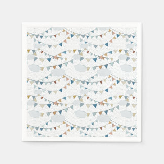 Watercolor Hot Air Balloon Mix // Kid’s Birthday Napkin