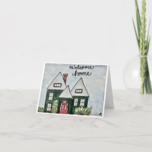 Watercolor Housewarming Card