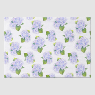 Watercolor Hydrangea Flower Pattern    Tissue Paper