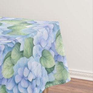 Watercolor Hydrangea Flowers  Tablecloth