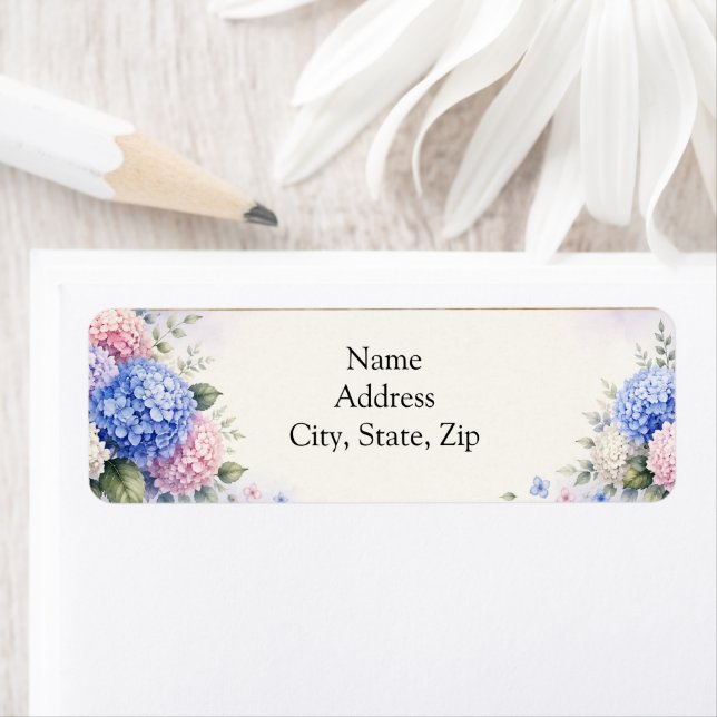 Watercolor Hydrangea Garden  (Insitu)