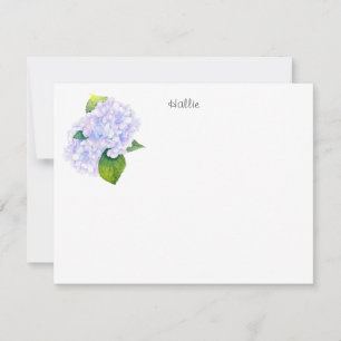 Watercolor Hydrangeas   Card