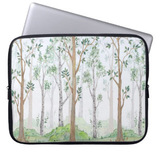 Watercolor illustration-Fairy forest. Children's i Laptop Sleeve