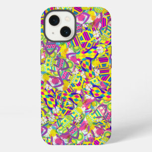 Watercolor Illustration, Flip Flop Pattern iPhone 13 Case