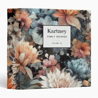 Watercolor Illustration rustic vintage elegant  Binder