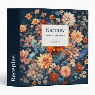 Watercolor Illustration rustic vintage elegant  Binder