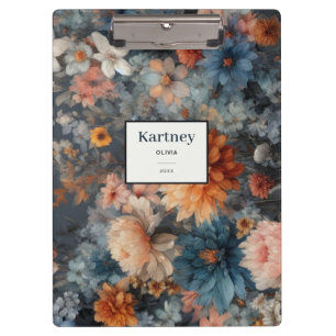 Watercolor Illustration rustic vintage elegant  Clipboard