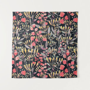 watercolor illustration seamless pattern flowers m tapestry