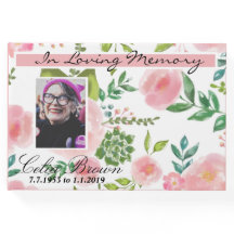 Watercolor In Loving Memory | Funeral Memorial