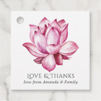 Watercolor Indian Lotus Flower Taj Mahal