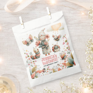 Watercolor Insects BUGTASTIC Cute Kids Birthday Favour Bag