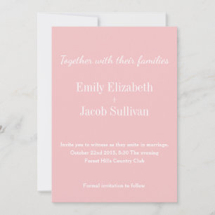 Watercolor Inspired Wedding - Teal Save The Date
