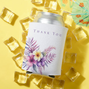 Watercolor Island Romance-Wedding-Thank You- Can Cooler