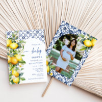 Watercolor Italian Lemon Baby Shower