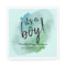Watercolor It's A Boy Baby Shower Paper