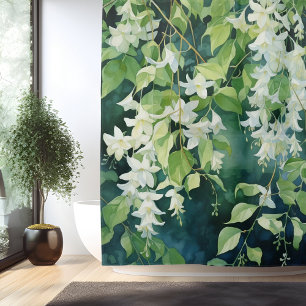 Watercolor Jasmine Blossom Drift