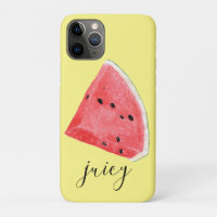 Watercolor Juicy Watermelon Wedge 